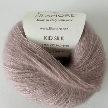 Пряжа FILAMORE Kid Silk &mdash; 70% кид мохер, 30% шёлк, 225м/25г. Премиум качество для ваших проектов. ✓ В наличии ✓ Доставка по Минску и РБ
